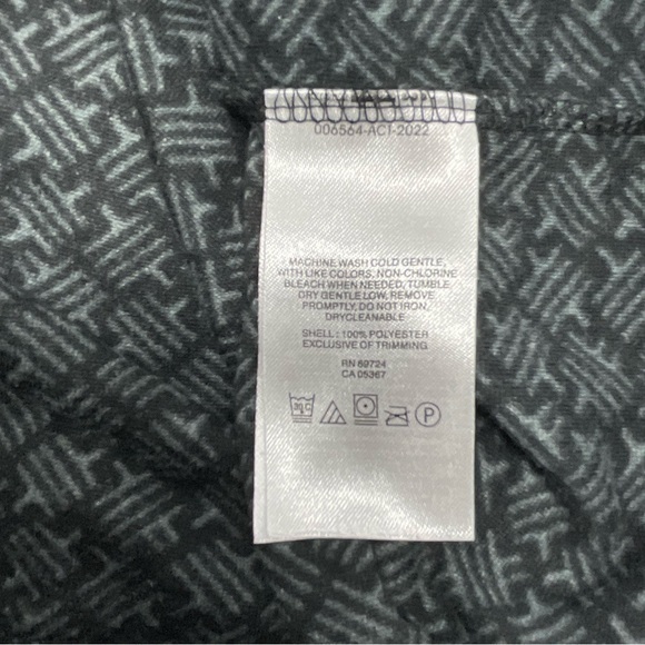 Womens Columbia 1/4 Zip up Fleece Black and‎ Gray Size Medium C9 - Picture 8 of 8